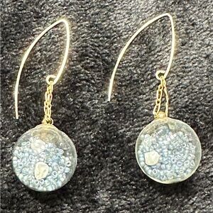 Gold-tone Drop Earrings from Maui Ocean Center - N w/o T